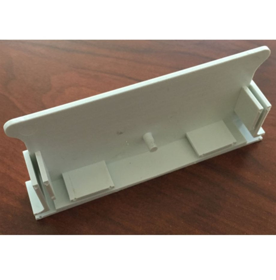 100 × 40 mm NFT Kanal Giriş Ucu Kapatma Tapası – Kızaklı, Pimli Plaka