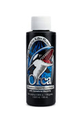 Orca 100 ml sıvı mikoriza – küçük boy şişe, Orca logosu ve balina görselli ürün etiketi