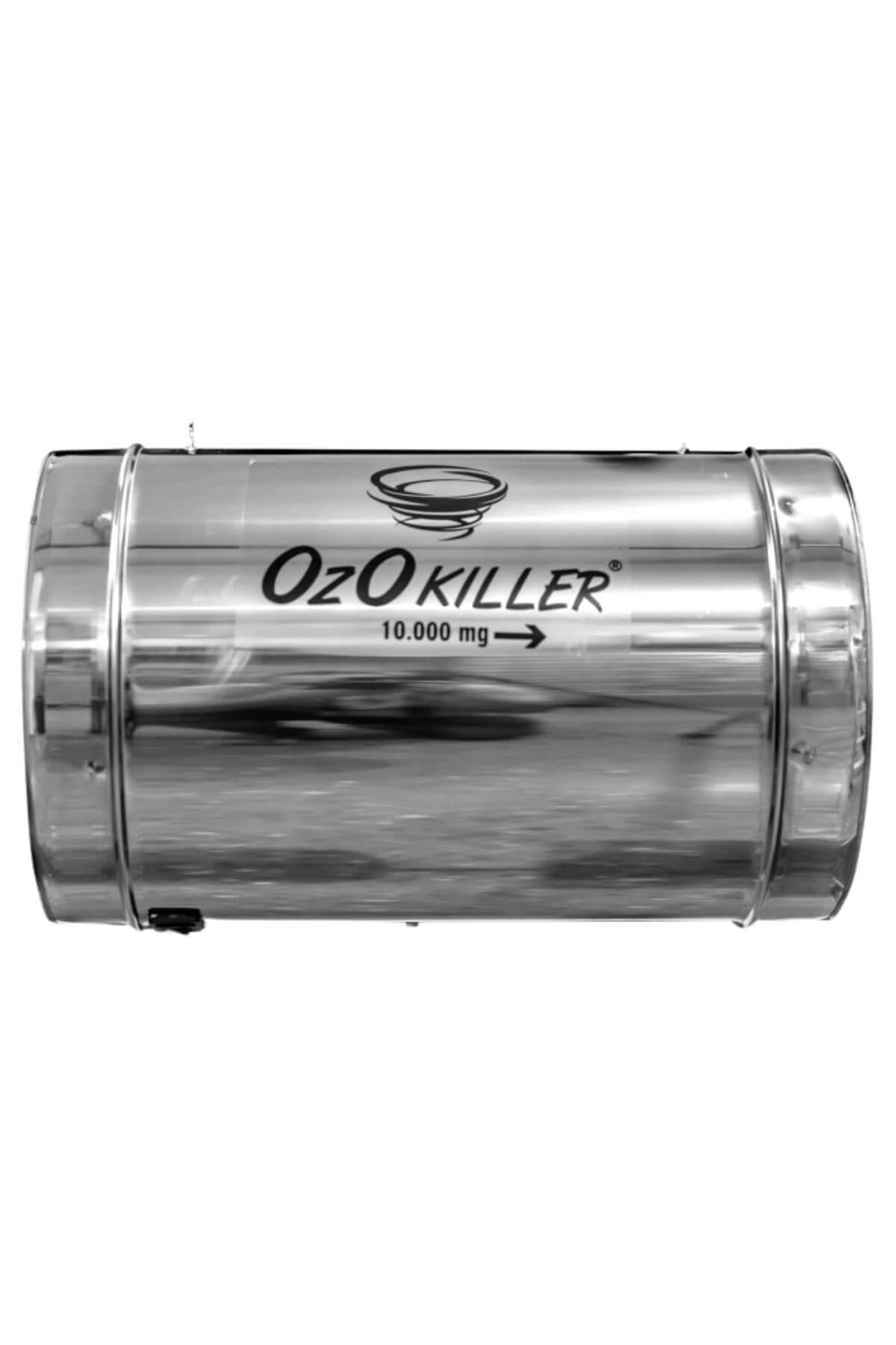 Ozokiller 315 mm 10000 mg ozon jeneratörü – büyük çaplı silindirik gövde ve kanal bağlantı ağzı