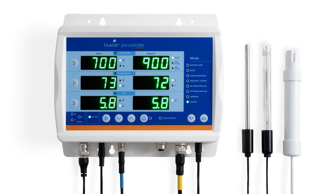 Bluelab Pro Controller Connect – Besin Deposu İçin pH, İletkenlik ve Sıcaklık Yönetimi