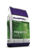 Plagron Royal Mix 50 litre – beyaz torba ambalaj, Plagron logosu ve Royal Mix yazılı renkli ürün etiketi
