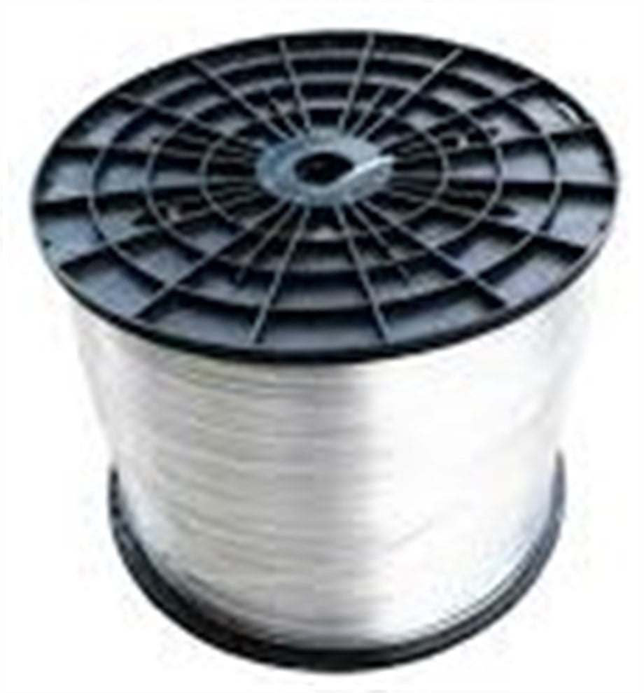 Perde Taşıyıcı Tek Lifli Misina 2,2 mm – Polyester, 1800 Metrelik Makara, Şeffaf / Siyah