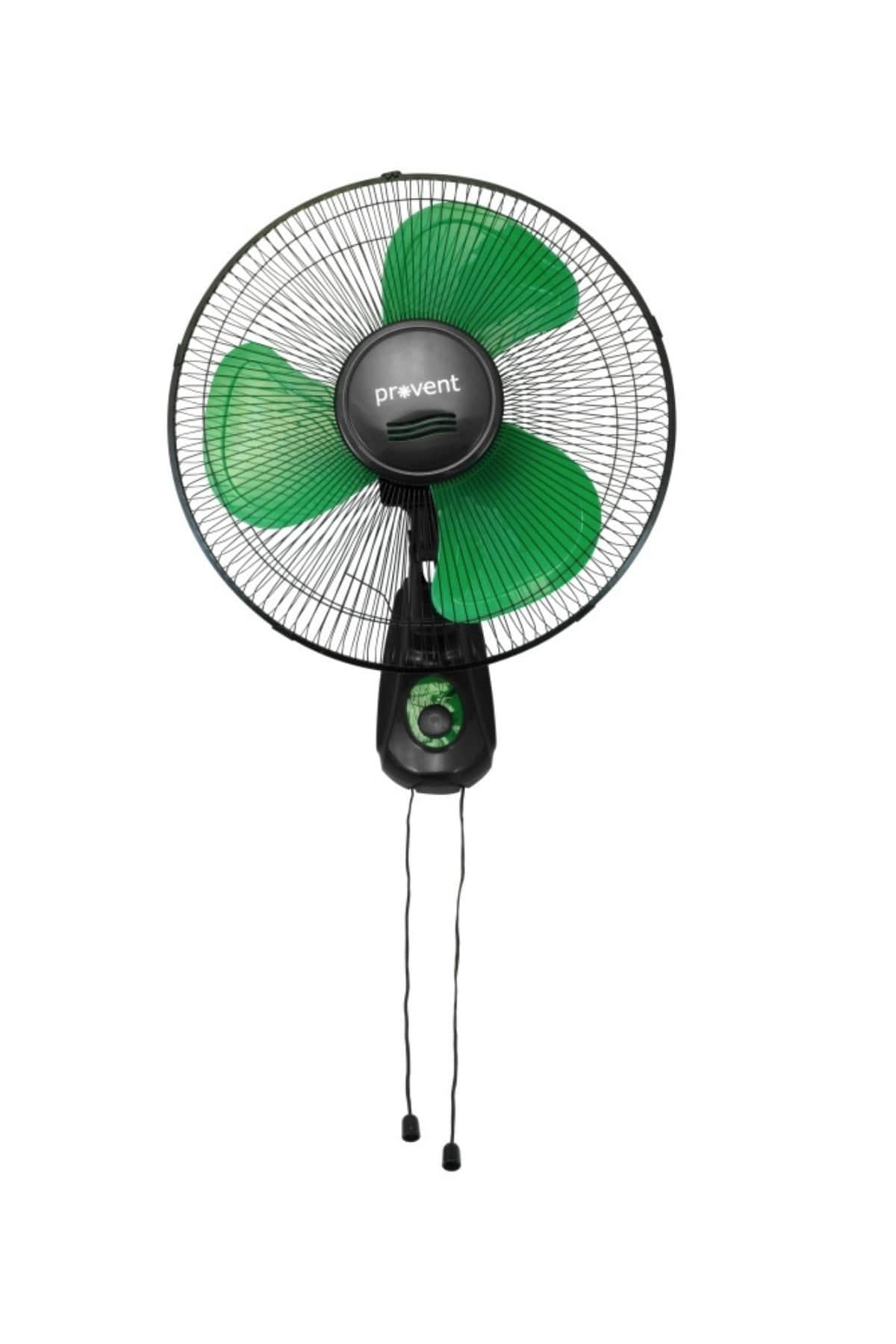 Pro Vent duvar tipi vantilatör 40 cm – duvara monte metal kafesli vantilatör ve hız kademesi anahtarı