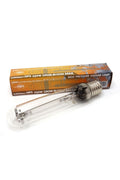 Pure Light HPS 250 W Grow Bloom Max – uzun tüp gövdeli sodyum ampul ve E40 metal duy detayı
