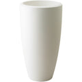90 cm Boyunda Elho Pure Soft Round High 50 Saksı – 38 L, Çift Cidarlı, Beyaz/Antrasit