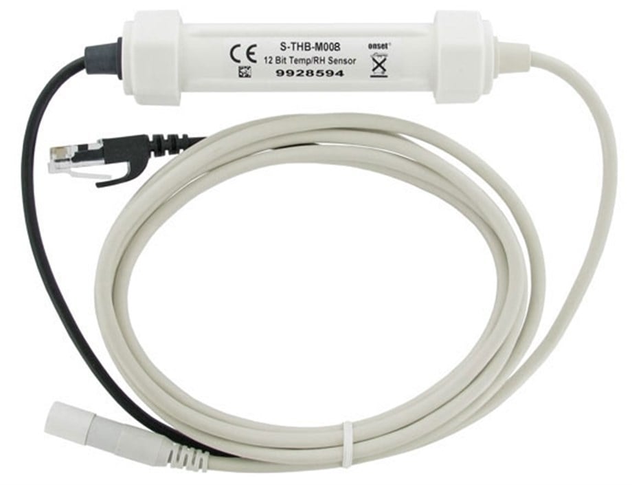 HOBO S-THB-M002 Akıllı Sıcaklık-Nem Sensörü – Onset, Hava İstasyonları İçin, 2 m Kablo