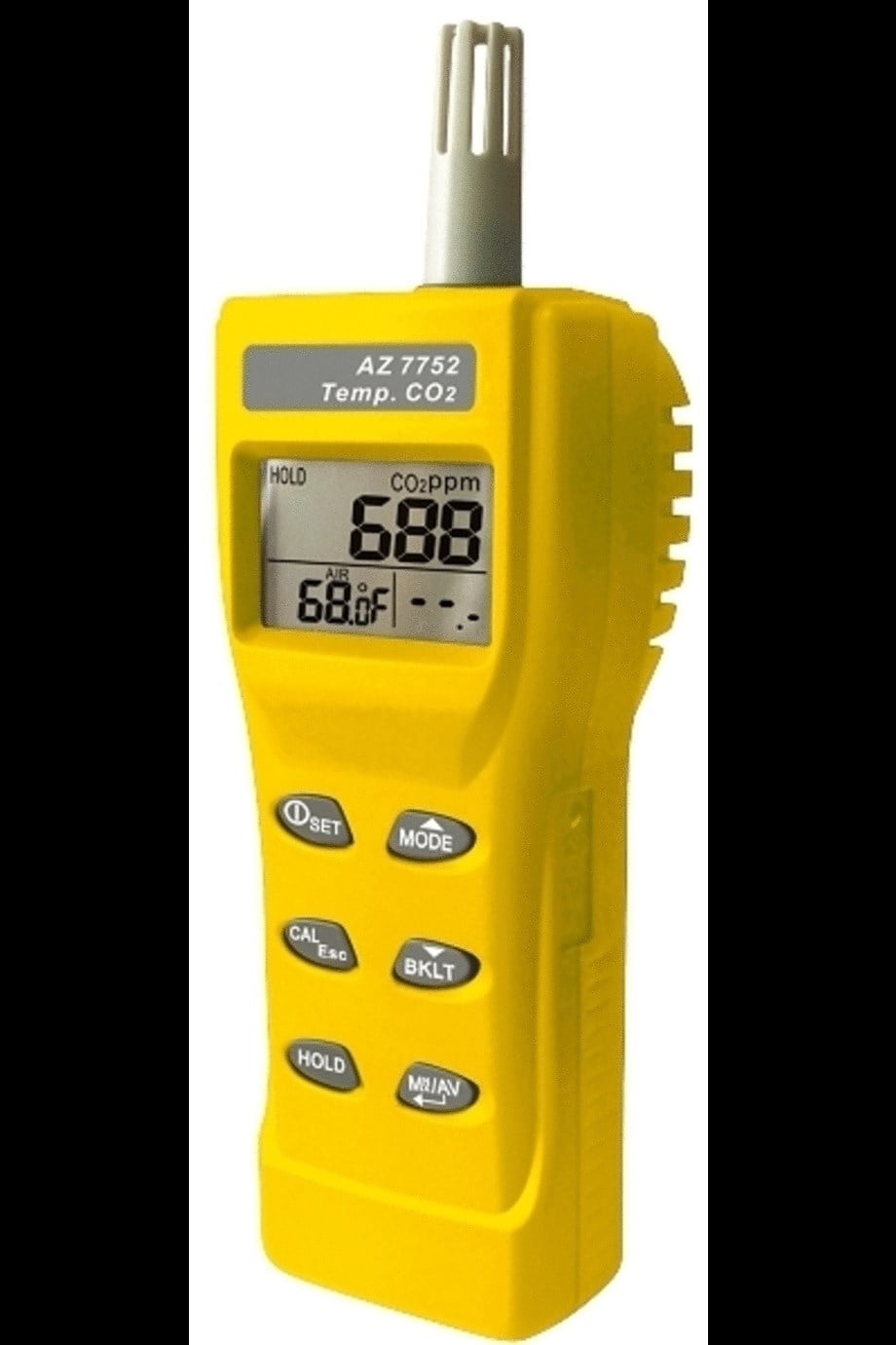 Taşınabilir Kızılötesi Sensörlü Karbondioksit Ölçer AZ Instrument 7752 – Termometreli