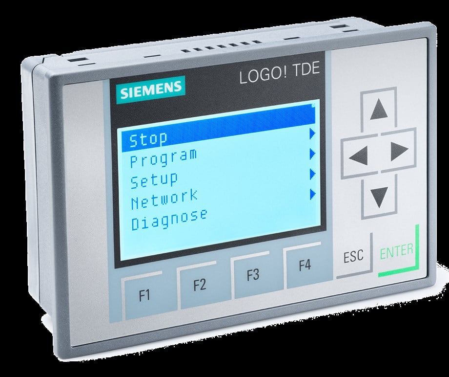 Siemens LOGO! TDE Tuşlu Metin Paneli – 3 İnç, Altı Satırlı Ekran, Çift Ethernet Portlu