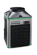 Tecoponic HY1000 chiller – büyük boy su soğutucu ve ısıtıcı ünite, kontrol paneli ve hortum bağlantıları
