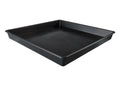 12 cm Kenarlı Siyah Kare Tepsi – 80 × 80 veya 100 × 100 cm, Sert Gövde