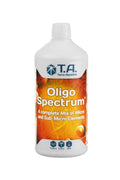 Terra Aquatica Oligo Spektrum 1 litre – beyaz şişe, turuncu etiket ve Oligo Spectrum yazısı, T.A. logosu