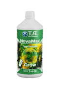 Terra Aquatica NovaMax Grow 1 litre – beyaz şişe, yeşil etiket, T.A. logosu ve NovaMax Grow yazısı