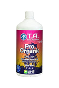 Terra Aquatica Pro Organic Bloom 1 litre – beyaz kapaklı şişe, renkli etiket ve Pro Organic Bloom yazısı