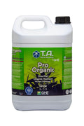 Terra Aquatica Pro Organic Grow 5 litre – beyaz kapaklı şişe, yeşil etiket ve Pro Organic Grow yazısı