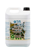 Terra Aquatica Root Booster 5 litre – beyaz şişe, kök görselli etiket ve Root Booster yazısı, T.A. logosu