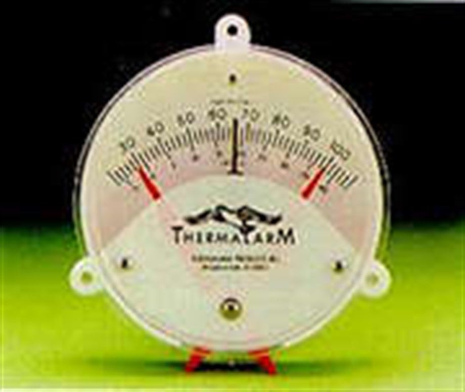 Kadranlı Sera Alarm Termostatı Thermalarm III – İki Set İbreli, Alt-Üst Ayrı Kontak