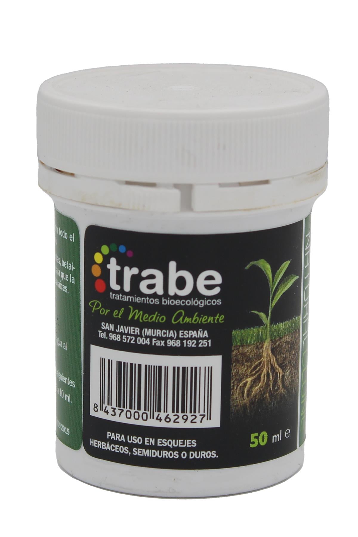 Trabe Natural Clone 50 ml – küçük şişe ambalaj, jel kıvamlı ürün ve Trabe logolu etiket görseli