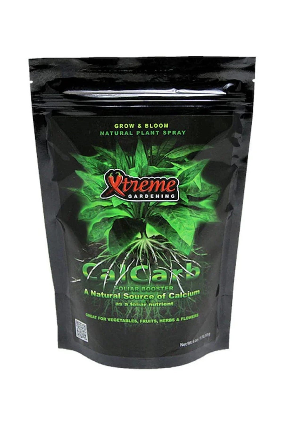 Xtreme Gardening CalCarb 170 gr – beyaz toz ürün ve CalCarb yazılı kavanoz ambalaj görseli