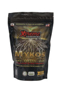 Xtreme Gardening Mykos 454 g – beyaz kavanoz ambalaj, turuncu kapak ve Mykos yazılı etiket