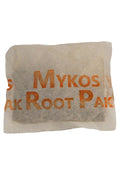 Xtreme Gardening Mykos Roots Pack 10 g – küçük poşet ambalaj ve içindeki açık renkli mikoriza tozu