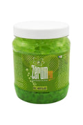 Zerum Pro jel mentol 900 gr – kapaklı plastik kavanozda renkli jel tanecikleri ve Zerum logolu etiket